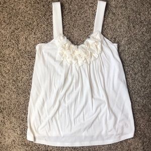 Express ruffle detail tank!